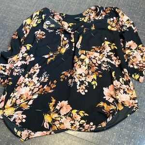 Torrid Harper Floral Blouse Top 2X